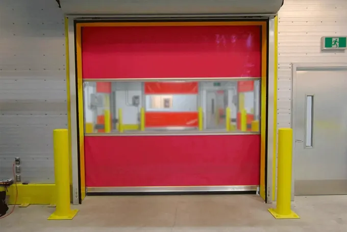 puerta rápida de lona para almacén de ciudad*